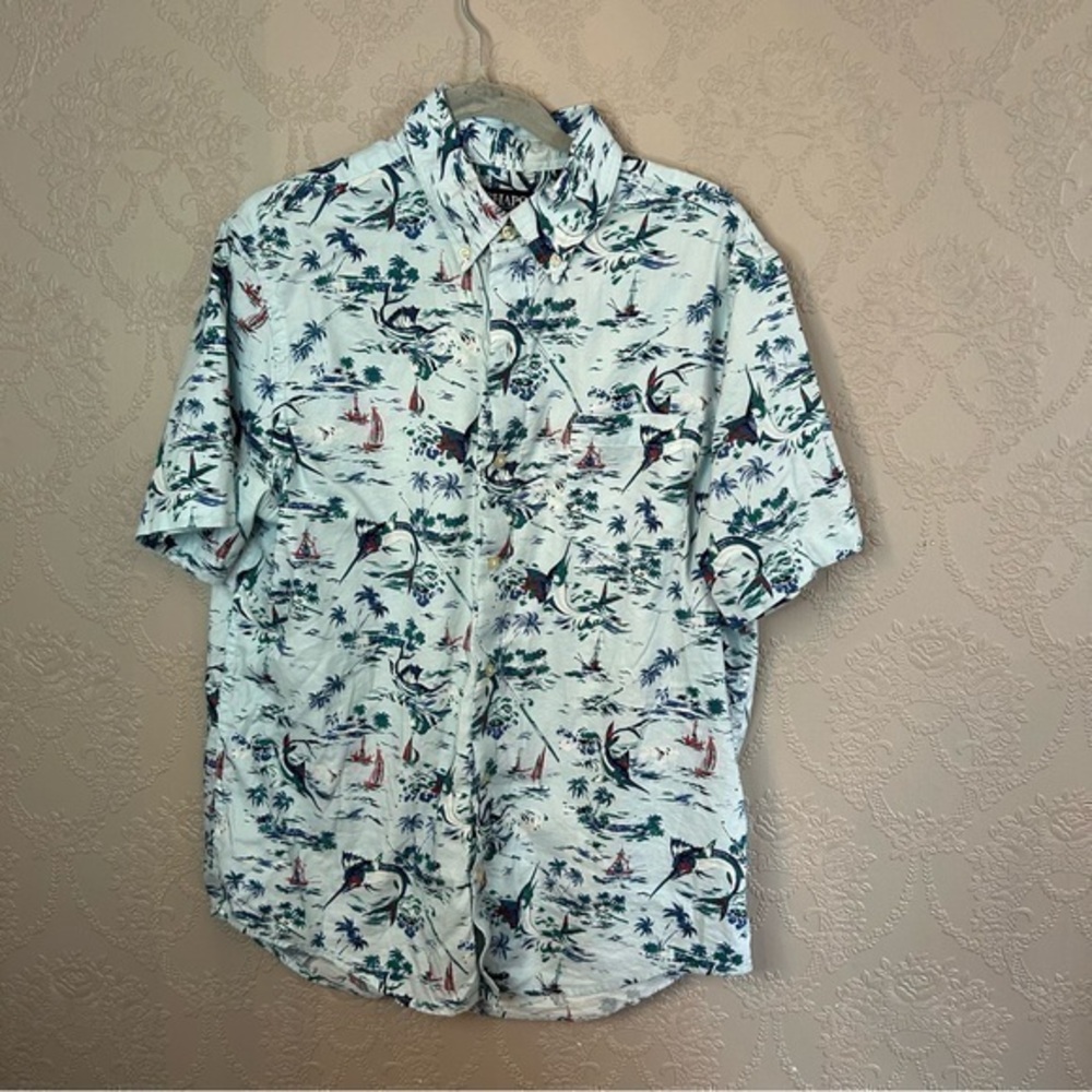 Chaps go untuck button down shirt l large great condition